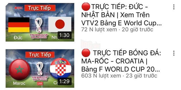 Hàng chục nghìn fan hâm mộ bóng đá vẫn bị lừa khi xem World Cup trên YouTube