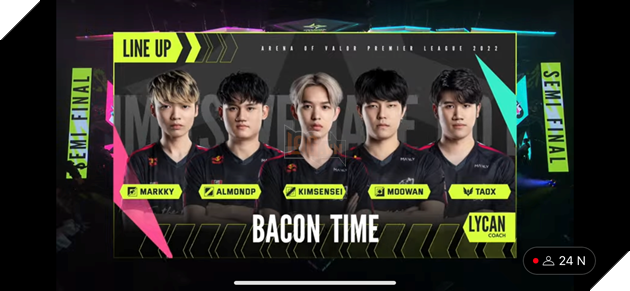  Bán kết APL 2022 Bacon Times vs Bikertopia Esport: Thế trận huỷ diệt 