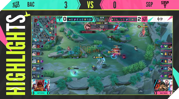  CHUNG KẾT APL 2022 Saigon Phantom vs Bacon Time: Đội tuyển Thái Lan lên ngôi vô địch với chuỗi thắng bất bại 8