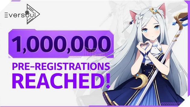 Eversoul Global cán mốc hơn 1 triệu lượt đăng kí trước ngay trong tuần đầu tiên