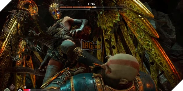 Game thủ God of War Ragnarok bán hành Nữ hoàng Valkyrie Gná ở độ khó cao nhất