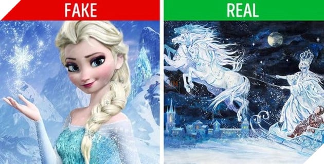 What's the difference between the original princess and the Disney version?
