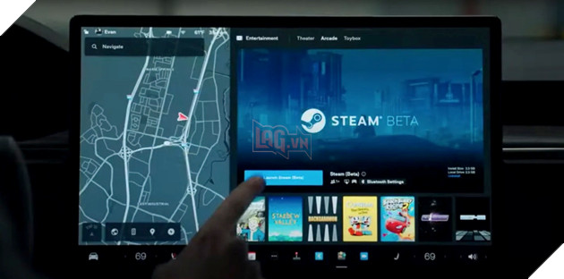 Hàng nghìn tựa game Steam hiện đã cập bến trên các dòng xe điện Tesla