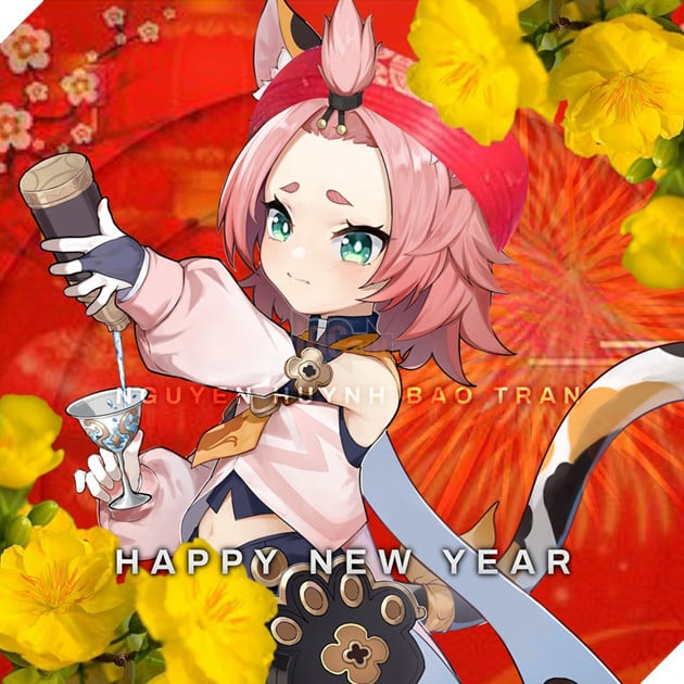 genshin impact tết