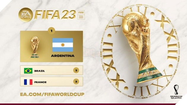 FIFA 23 lần thứ 4 liên tiếp đoán đúng nhà Vô địch của trận Chung Kết World Cup