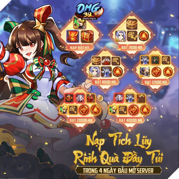 Thời tới: OMG 3Q ra mắt máy chủ mới ngay dịp Noel với nhiều quà cực chất 4