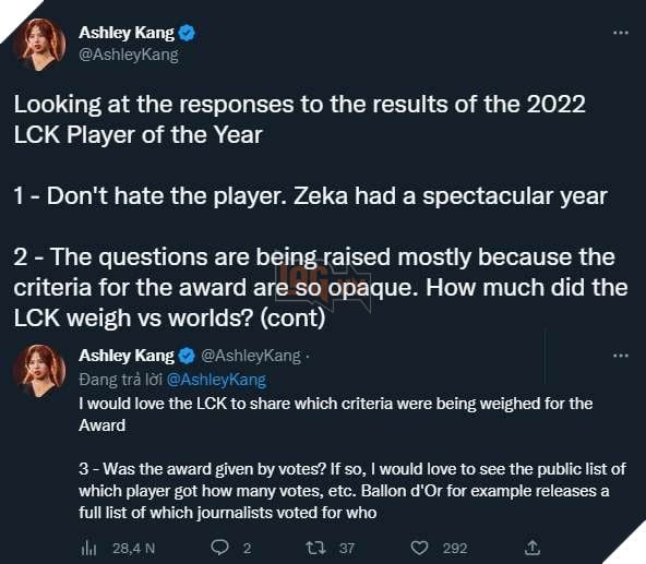 LMHT: Cộng đồng phẫn nộ khi Zeka nhận được giải Player of the Year