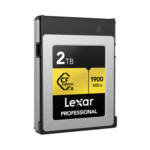 Lexar công bố dung lượng 1TB và 2TB mới cho dòng thẻ GOLD của Lexar® Professional CFexpress™ chuẩn B 5