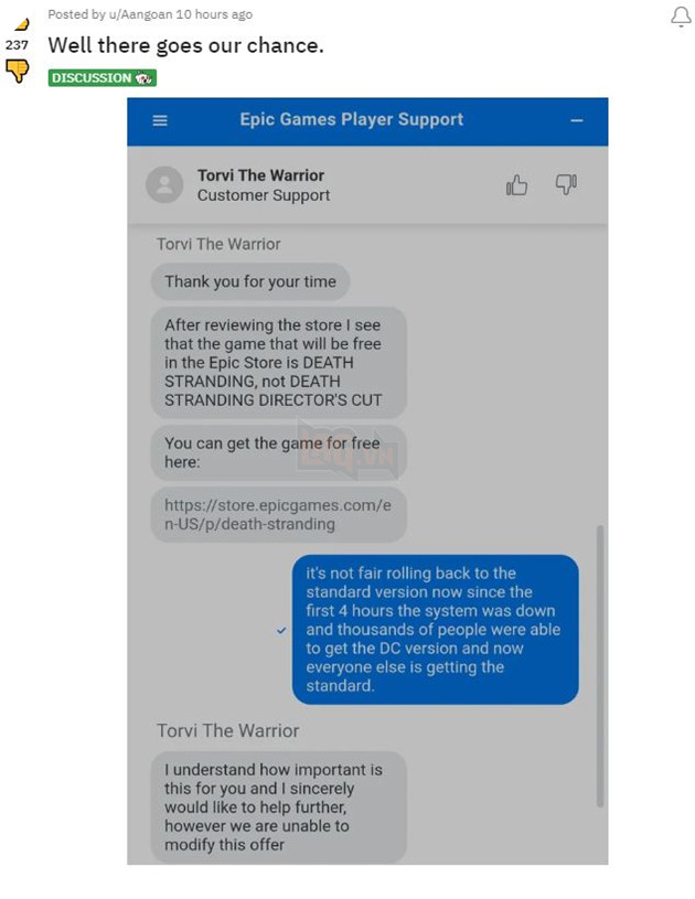 Tặng Death Stranding Director's Cut làm sập server, Epic Games quay xe tặng bản thường 5