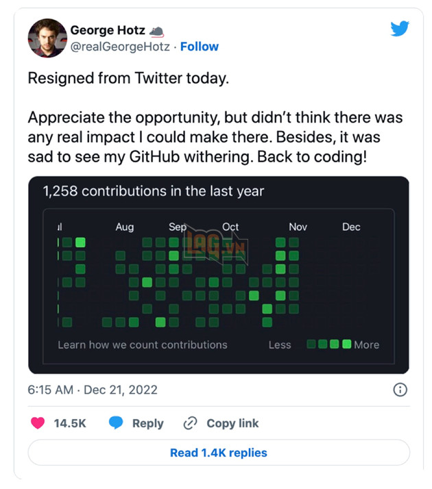 Hacker chuyên bẻ khoá iPhone và PS3 được Elon Musk thuê để sửa Twitter, đã nghỉ việc 2