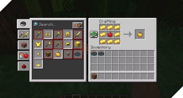Cách chế tạo và sử dụng quả táo vàng trong Minecraft