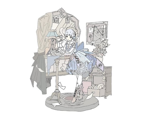 Genshin Impact: Leaker vẽ lại 2 bộ trang phục của Ayaka và Lisa sắp ra mắt trong tương lai 6