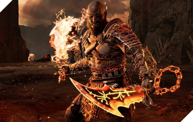 Người hâm mộ tự tạo cặp song đao Blades of Chaos