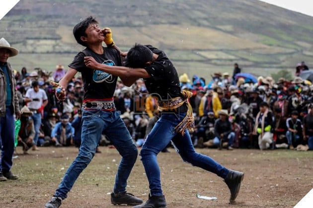 đấm nhau giảng hòa theo phong cách của người peru