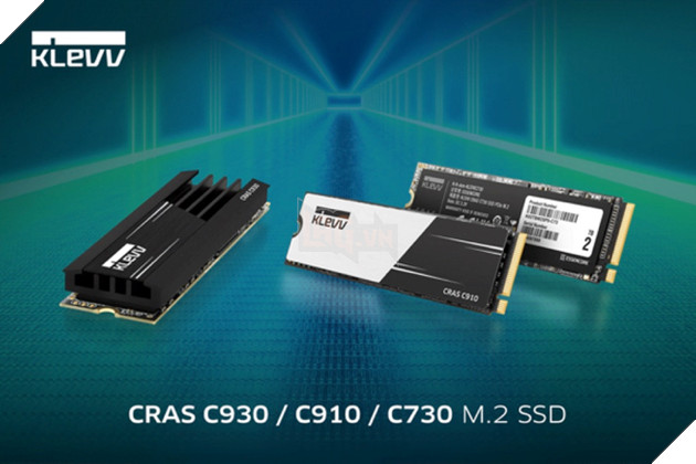 KLEVV cho ra mắt ba mẫu ổ cứng SSD M.2 NVMe mới 