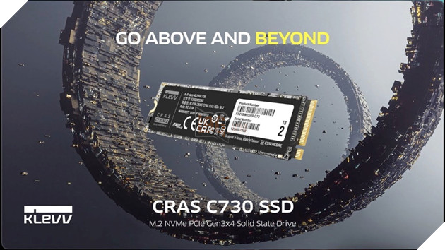 KLEVV cho ra mắt ba mẫu ổ cứng SSD M.2 NVMe mới 