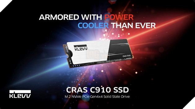 KLEVV cho ra mắt ba mẫu ổ cứng SSD M.2 NVMe mới 
