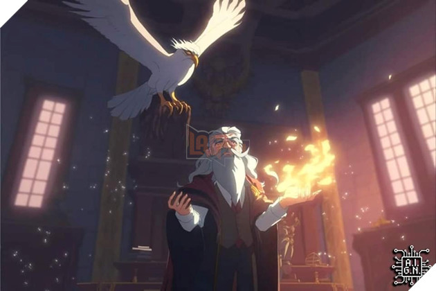 ai fanart harry potter phong cách anime