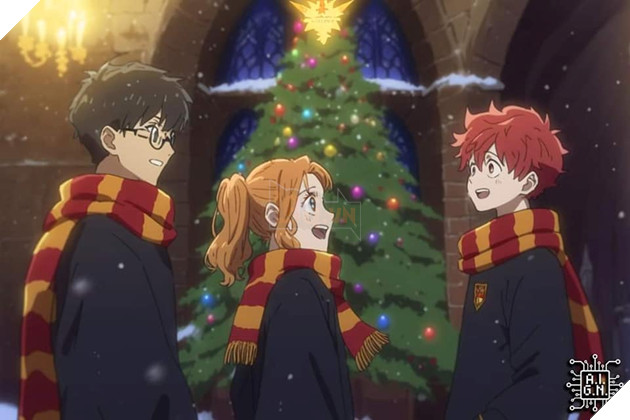 ai fanart harry potter phong cách anime
