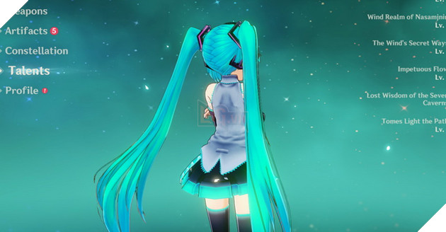 Genshin Impact: Game thủ tạo bản Mod Faruzan thành Hatsune Miku chuẩn không cần chỉnh 9