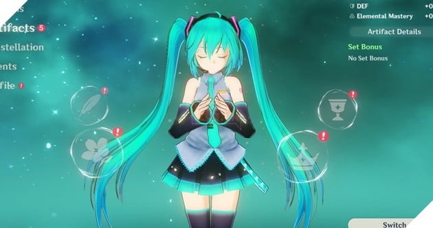 Genshin Impact: Game thủ tạo bản Mod Faruzan thành Hatsune Miku chuẩn không cần chỉnh 8