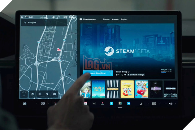 Các hãng xe lớn đang đẩy mạnh việc phát triển xe điện tích hợp máy chơi game bom tấn