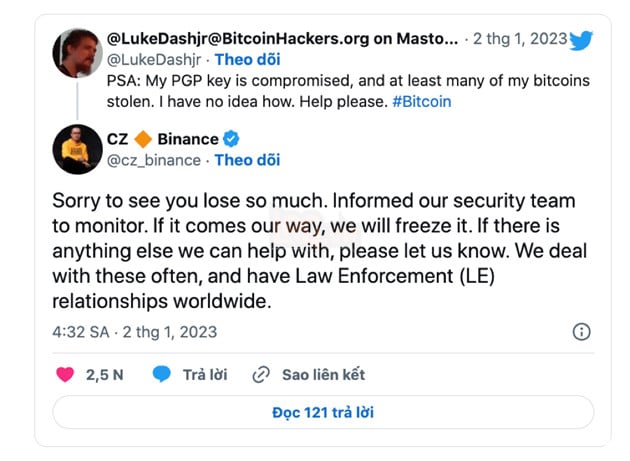 Nhà phát triển Bitcoin kỳ cựu bị hack sạch ví, mất gần 3,6 triệu USD BTC