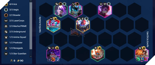 DTCL Mùa 8: Hướng dẫn Top đội hình Chủ Lực mạnh nhất Rank Kim Cương meta 13.5 2