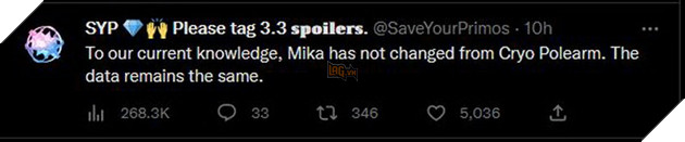 Genshin Impact: Leaker hé lộ hình ảnh của Dehya và Mika ra mắt bản 3.5, thêm leak skin Kaeya và Klee 7