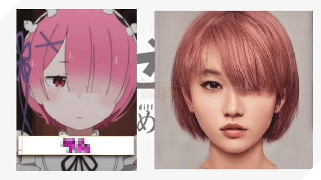 Khi các nhân vật của Re:ZERO được đưa ra ngoài đời thực cực đẹp nhờ AI