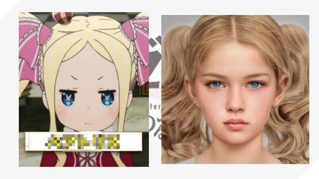 Khi các nhân vật của Re:ZERO được đưa ra ngoài đời thực cực đẹp nhờ AI