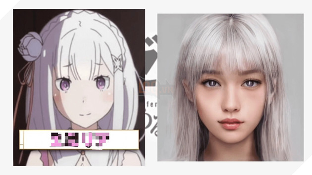 Khi các nhân vật của Re:ZERO được đưa ra ngoài đời thực cực đẹp nhờ AI