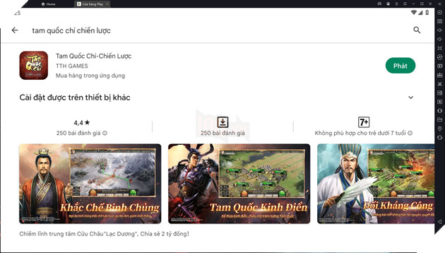Chinh phạt thế giới Tam Quốc Chí - Chiến Lược với LDPlayer 9 20