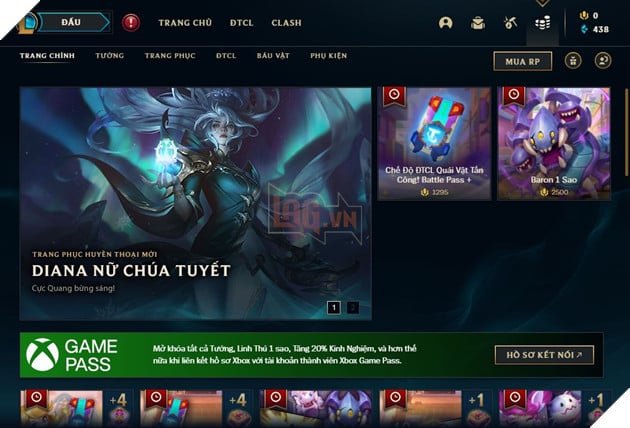 Hướng dẫn liên kết tài khoản Riot Games với dịch vụ Xbox Game Pass trong LMHT để lấy Full Tướng 3