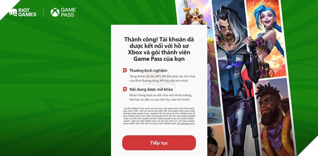 Hướng dẫn liên kết tài khoản Riot Games với dịch vụ Xbox Game Pass trong LMHT để lấy Full Tướng 7