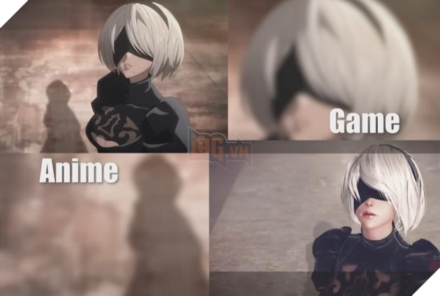 anime NieR: Automata vs game