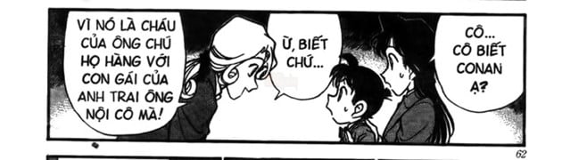 Thân phận của Conan từng bị tiết lộ từ rất sớm nhưng không phải ai cũng nhận ra