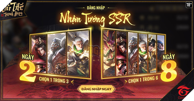 Garena chính thức phát hành game đấu tướng chiến thuật mobile đầu 2023: Garena Cái Thế Tranh Hùng 9