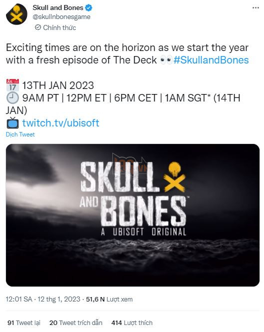 Skull and Bones chính thức bị dời lịch lần thứ 6, Ubisoft hủy bỏ thêm ba dự án khác