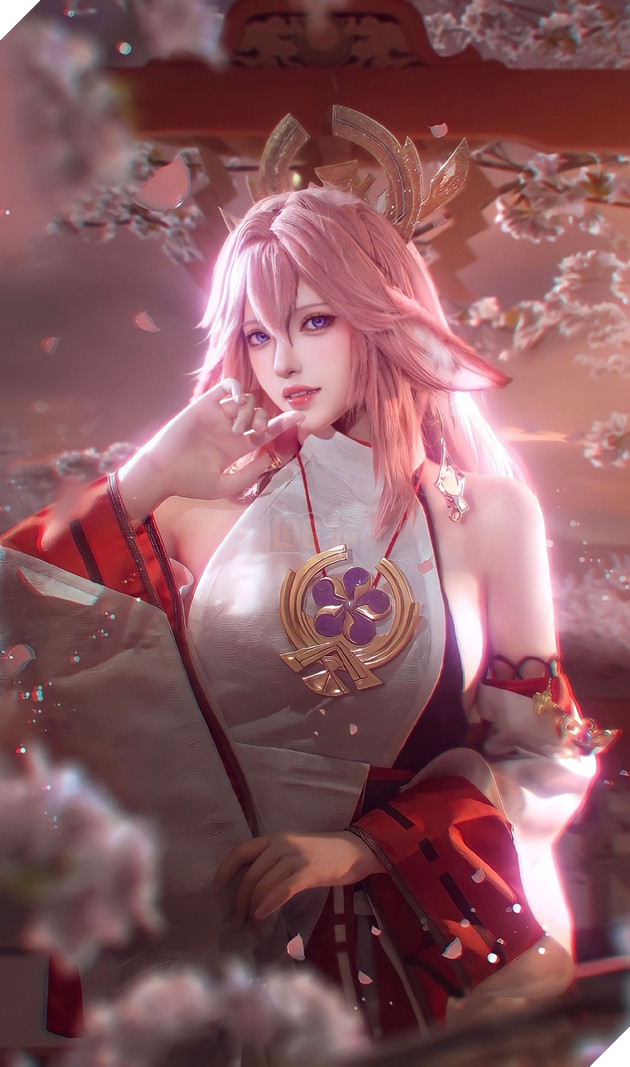 cosplay yae miko genshin impact