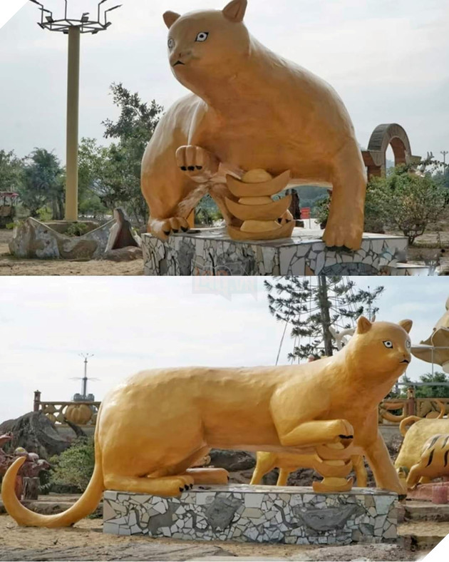 tượng mèo quý mão