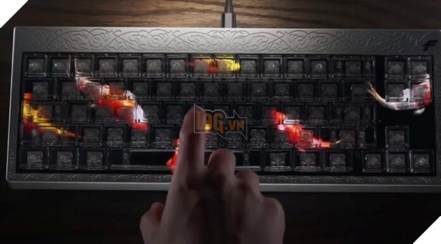Chiếc bàn phím tích hợp cả màn hình LCD để đem đến trải nghiệm gõ phím tuyệt vời