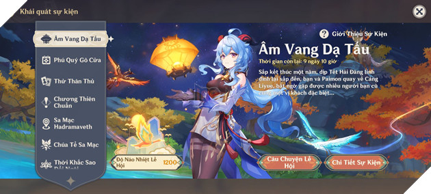 Genshin Impact: Định vị các nhân vật tham gia vào Tết Hải Đăng ở Liyue