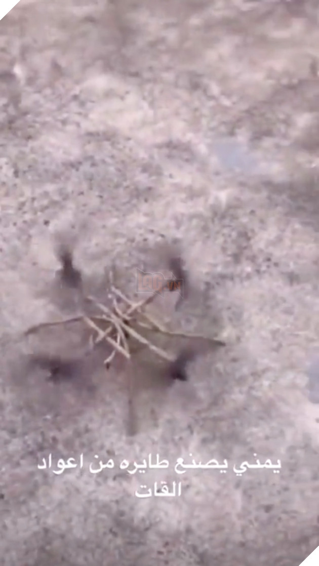 "Pháp sư" Ả-rập chế tạo drone bay bằng cành củi, thô sơ nhưng không thua gì đồ xịn 