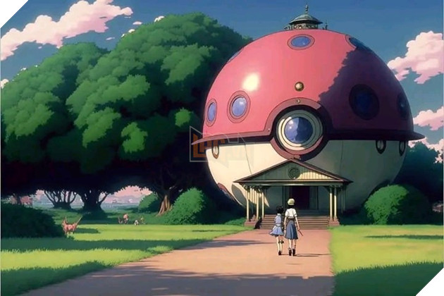 Sẽ ra sao nêu như Pokemon được thể hiện dưới phong cách hội họa của Ghibli Studio