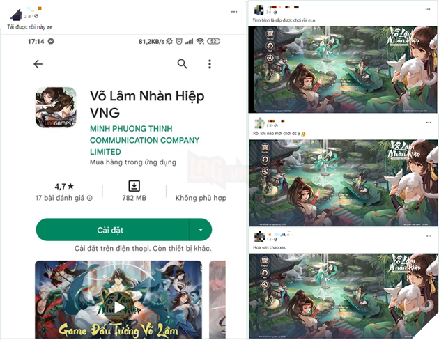 Võ Lâm Nhàn Hiệp VNG mở tải trước, đếm ngược đến ngày ra mắt chính thức 2/2 2