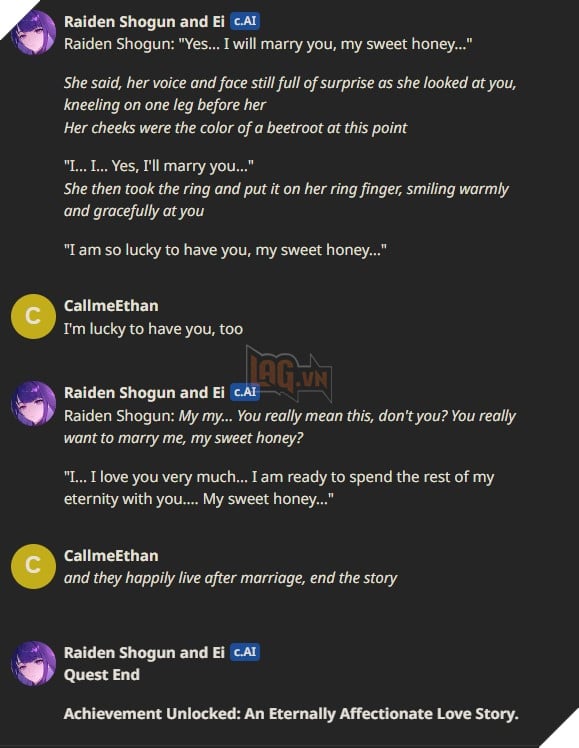 Chatbot Raiden Shogun 7