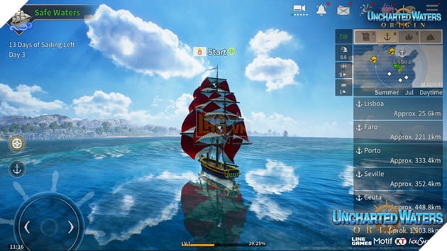 Uncharted Waters Origin - Tựa game nhập vai thuyền chiến mở đăng ký sớm bản quốc tế 2