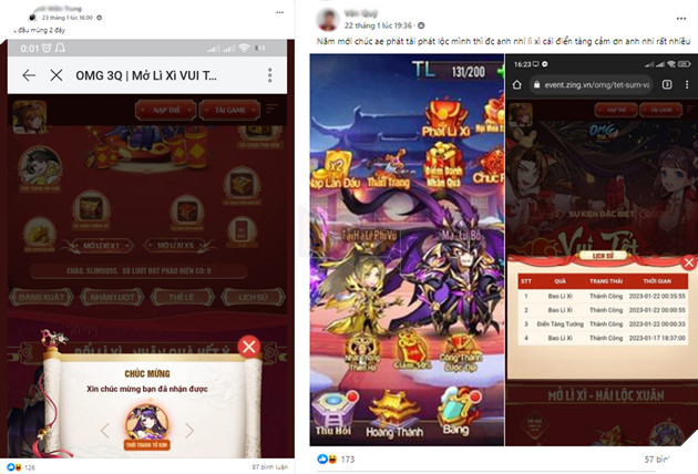 Người chơi OMG 3Q “đại thắng” quà tặng, khép lại mùa Tết 2023 cực ý nghĩa 2