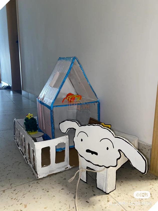 sinh viên tự làm dàn thú cưng bằng giấy cực sáng tạo